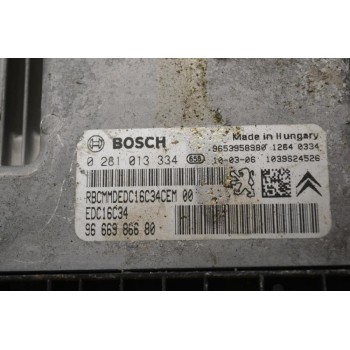 Εγκέφαλος Peugeot 3008 / 5008 HDI 2005-2020 BOSCH 9653958980 0281013334 9666986680 1039S24526 EDC16C34 (Citroen C4 / Berlingo)