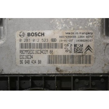 Εγκέφαλος Citroen C3 / Peugeot 207 1.4 2005-2015 9664843480 0281012523 9657699480 1039S20167