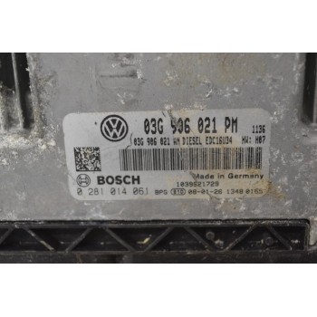 Εγκέφαλος Volkswagen Jetta / Golf 1.9 TDI 2002-2012 03G906021PM 0281014061 03G906021AN 1039S21729 (Seat Audi Skoda)