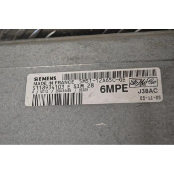 Εγκέφαλος Ford Focus 2004-2008 SIEMENS S118934103E 5M5112A650GE