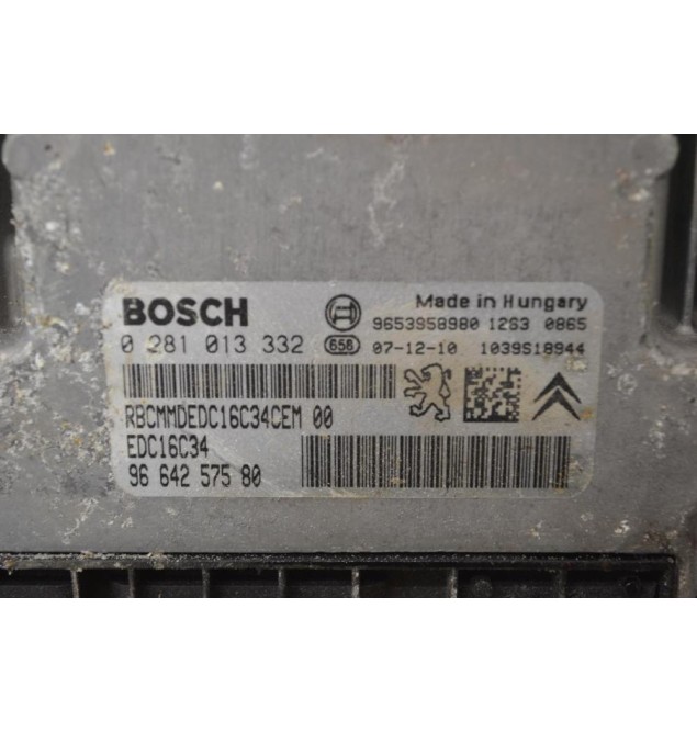 Εγκέφαλος Peugeot 407 2004-2010 BOSCH 0281013332 9664257580 1039S18944