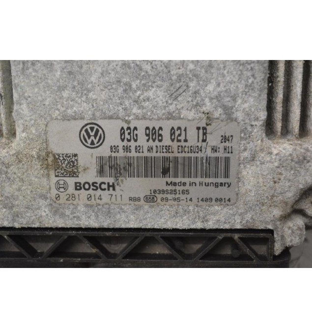 Εγκέφαλος Skoda Octavia 1.9 TDI 2000-2010 03G906021TB 03G906021AN 0281014711 1039S25165