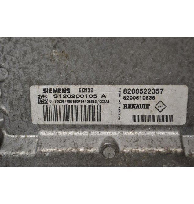 Εγκέφαλος Renault Clio 1.2 2008-2013 8200522357 8200510536 S120200105