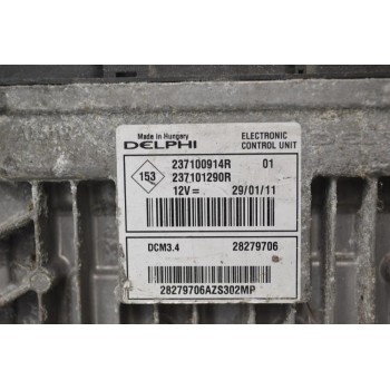 Εγκέφαλος Renault Megane 2008-2015 DELPHI 237100914R 237101290R 28279706