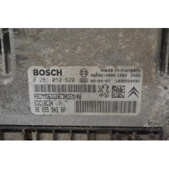 Εγκέφαλος Peugeot Partner 1.6 9HW HDI 2004-2012 BOSCH 0281012620 9665594380 (Citroen Berlingo)