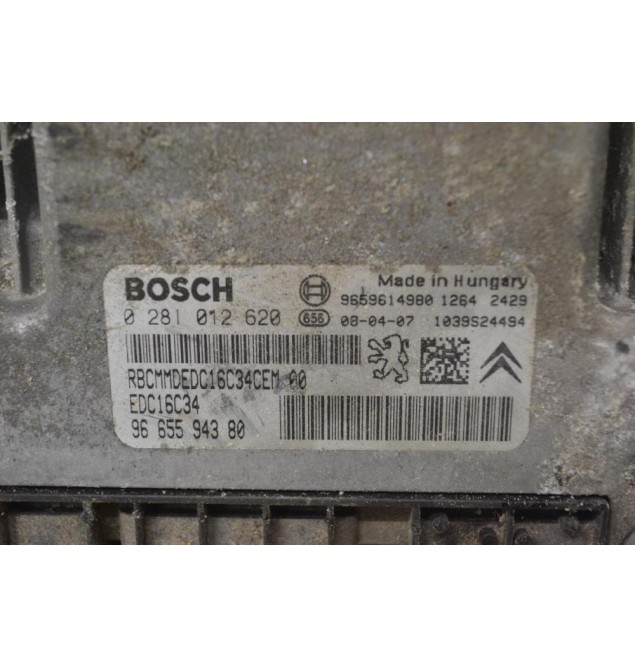 Εγκέφαλος Peugeot Partner 1.6 9HW HDI 2004-2012 BOSCH 0281012620 9665594380 (Citroen Berlingo)