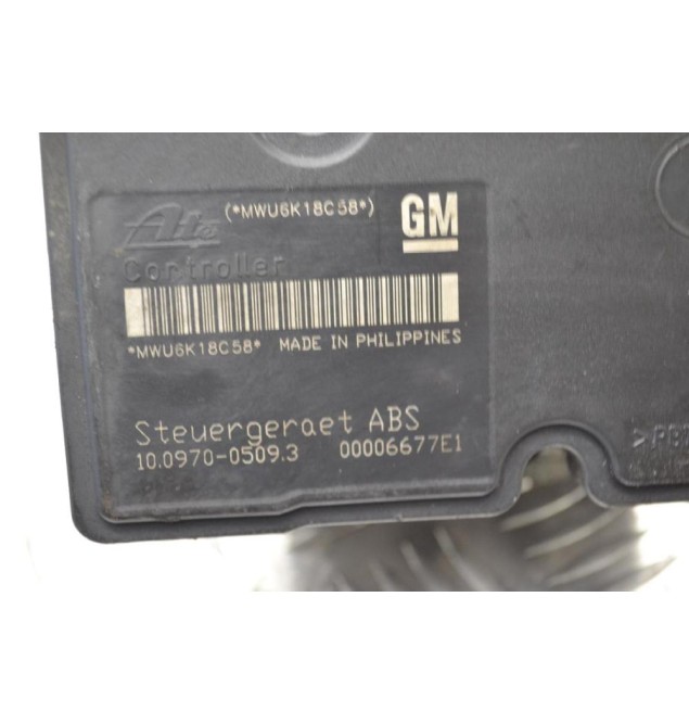 Μονάδα ABS Opel Astra 2005-2010 10097005093 10.0970-0509.3 00006677Ε1 13157576BE