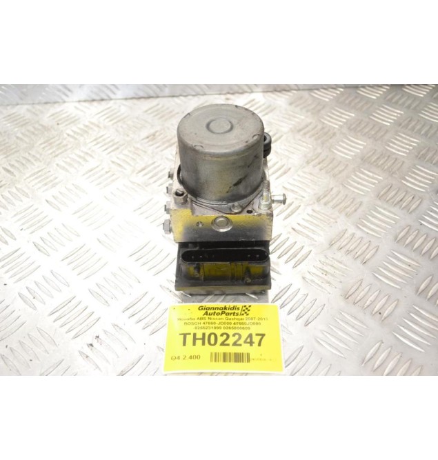 Μονάδα ABS Nissan Qashqai 2007-2013 BOSCH 47660-JD000 47660JD000 0265231899 0265800609