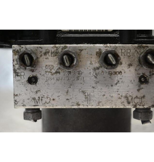 Μονάδα ABS Nissan Qashqai 2007-2013 BOSCH 47660-JD000 47660JD000 0265231899 0265800609