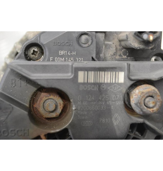 Δυναμό Nissan Juke - Qashqai 1.5 DCI K9K 677 2010-2017 8200660033-A 0124425071 120A