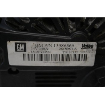 Δυναμό Opel Astra J 1.6 B16DTL CDTI 2014-2019 13586366 140A