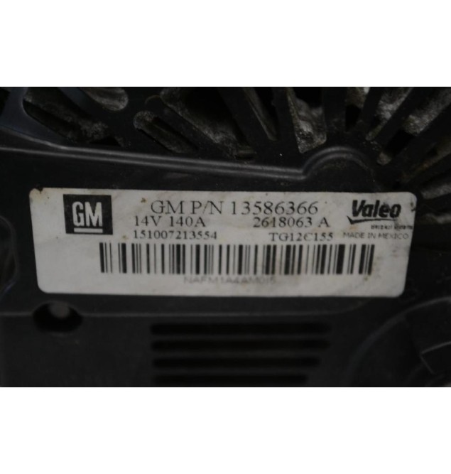 Δυναμό Opel Astra J 1.6 B16DTL CDTI 2014-2019 13586366 140A