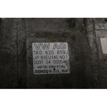 Κομπρεσέρ Aircondition - A/C Volkswagen Golf 2004-2008 DENSO 1K0820859J (Seat / Audi / Skoda) (Μικρό Σπάσιμο Στην Τροχαλία)