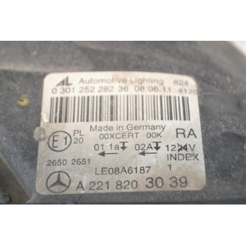 Φανάρι Εμπρός Δεξιά Mercedes-Benz S 400 W221 2009-2014 A2218203039 *Μικρό ράγισμα