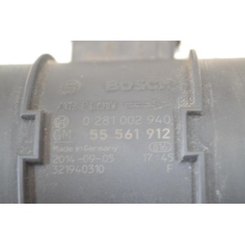 Μετρητής Μάζας Αέρα MAF Opel Corsa D Diesel Αρ.κινητήρα Α13DTE 2009-2014 55561912 0281002940