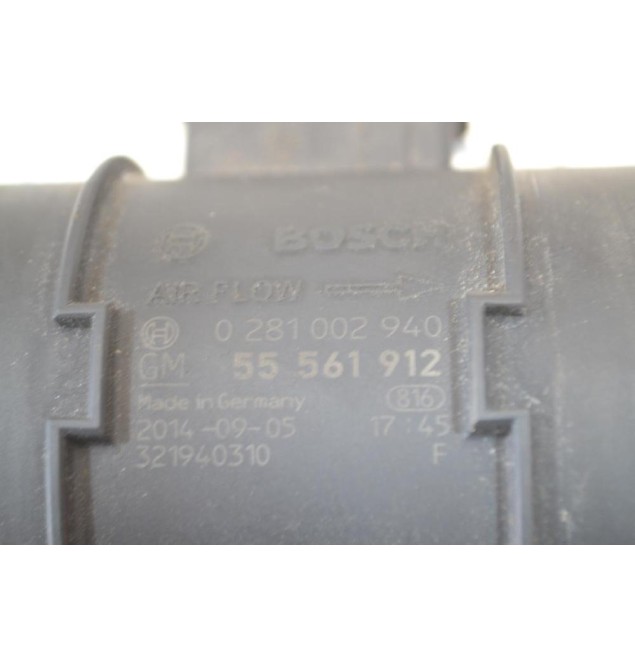 Μετρητής Μάζας Αέρα MAF Opel Corsa D Diesel Αρ.κινητήρα Α13DTE 2009-2014 55561912 0281002940