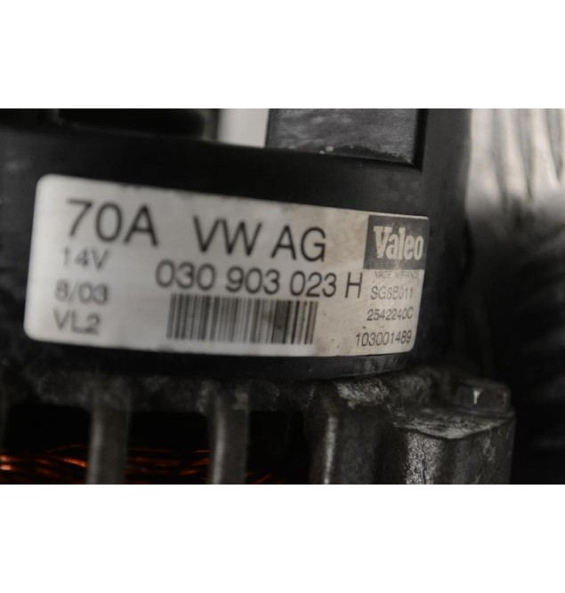 Δυναμό Volkswagen Golf 4 - Audi A3 1.8T 20v AUM 2000-2008 030903023H 70A