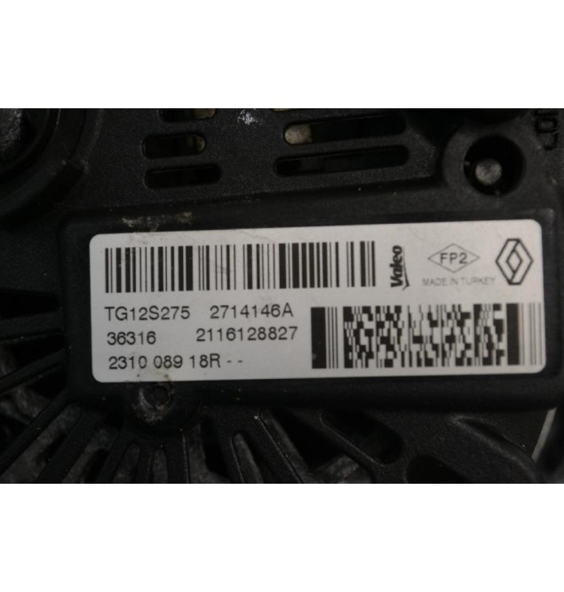 Δυναμός Renault Clio - Captur H5F H4B 2016-2020 TG12S275 (Dacia Sandero) (Γνήσιος)