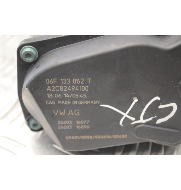 Πεταλούδα Γκαζιου A/C Audi A5 A4 Q5 A6 A8 1.8 / 2.0 TFSI CJE 2010-2015 (Γνήσια) 06F133062T A2C82494100 (Seat Volkswagen Skoda)