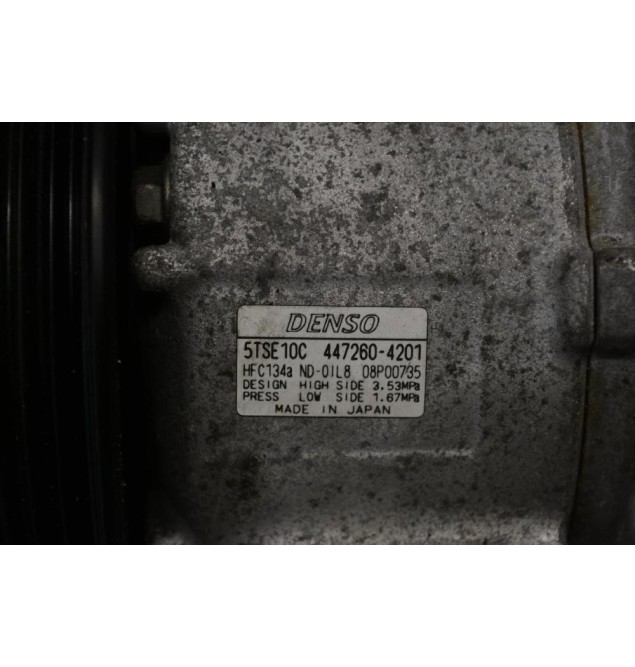 Κομπρεσέρ Aircondition Toyota Auris / Yaris 1NR 1.3 2006-2012 DENSO 447260-4201 5TSE10C
