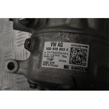 Κομπρεσέρ Aircondition - A/C Volkswagen Polo 1.2 TSI CJZ 2012-2020 5Q0820803E (Diesel TDI) (Passat Golf Caddy Tiguan) (Skoda Kodiaq - Octavia ) (Seat Ibiza) (Audi A1 - A3)