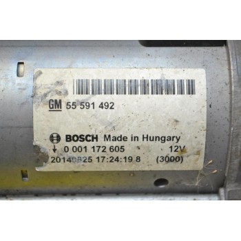 Μίζα Opel Corsa D Αρ.Κινητήρα Α13DTE 2009-2014 55591492 0001172605