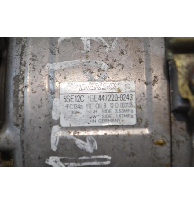 Κομπρεσέρ Aircondition - A/C Toyota Avensis T25 Αρ.Κινητήρα 1ZZ 2003-2008 GE447220-9243 5SE12C