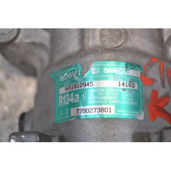Κομπρεσέρ Aircondition - A/C Renault Clio Αρ.Κινητήρα K4J 2005-2012 7700273801 1416D SD6V12