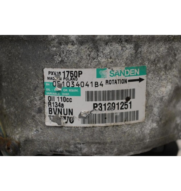 Κομπρεσέρ Aircondition - A/C Volvo V40 2012-2016 SANDEN P31291251 1750P