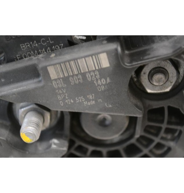 Δυναμός Audi A3 / A4 1.6 TDI CLH 140A 14V 2010-2016 03L903023K (Γνήσιο) (Volkswagen Golf / Seat Leon / Skoda Octavia)