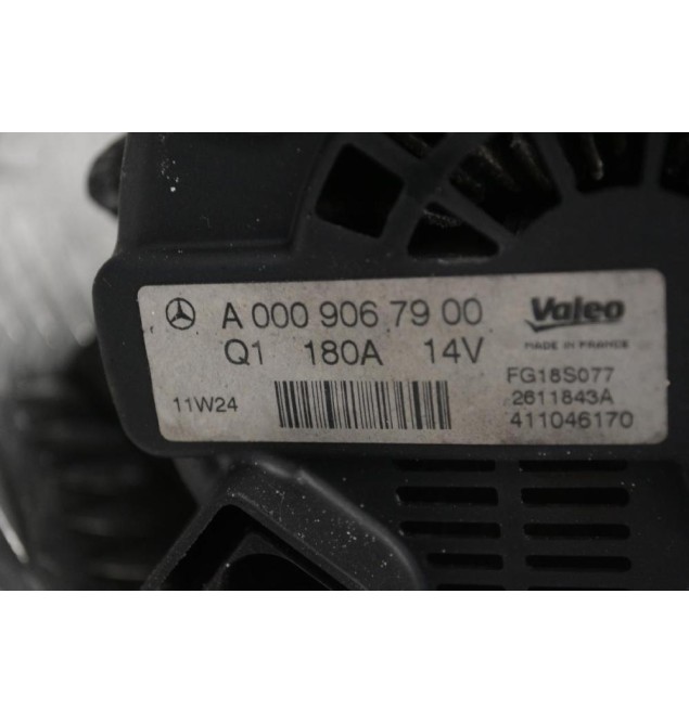 Δυναμό Mercedes-Benz C250 W212 170PS 651924 2009-2017 A0009067900 12W15 (180A)
