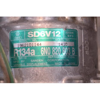Κομπρεσέρ Aircondition - A/C Volkswagen Polo 2000-2007 6N0820803B SD6V12 1410