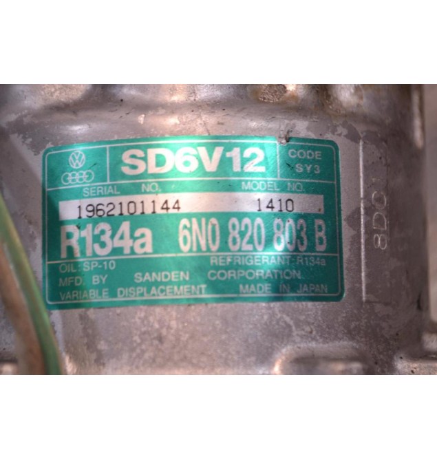 Κομπρεσέρ Aircondition - A/C Volkswagen Polo 2000-2007 6N0820803B SD6V12 1410