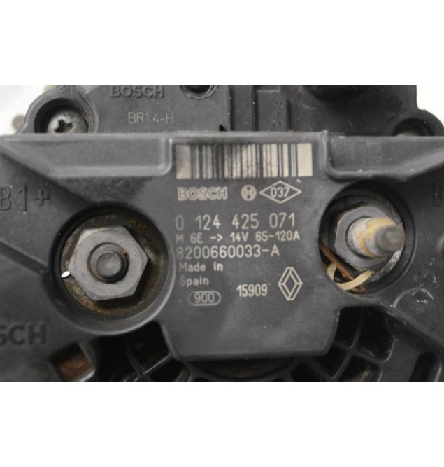 Δυναμό Nissan Juke - Qashqai 1.5 DCI K9K 677 2010-2017 8200660033-A 0124425071 120A