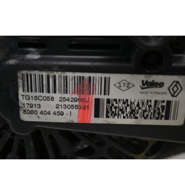 Δυναμό Renault Trafic 1.9 DCI F9Q 760 2001-2010 8200404459 TG15C058 2542966J (σπασμενη φισα)