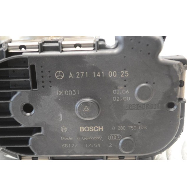 Πεταλούδα Γκαζιού Mercedes-Benz E200 W203 W211 271957 2000-2011 A2711410025 0280750076 (Γνήσια)