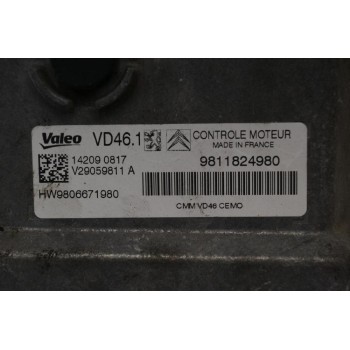 Εγκέφαλος Peugeot 308 HNY 2013-2017 9811824980 valeo