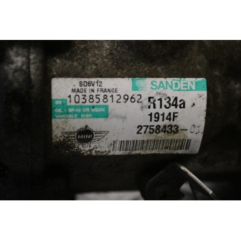 Κομπρεσέρ Aircondition A/C Mini Cooper 1.4 N12B14AA 2006-2012 2758433-01 1914F