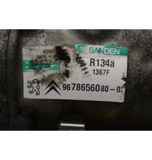 Κομπρεσέρ Aircondition - A/C Peugeot 207 307 308 5F01 5F02 2006-2015 9678656080 (Citroen Berlingo C4 C5 C3 DS3 Picasso) 1367F