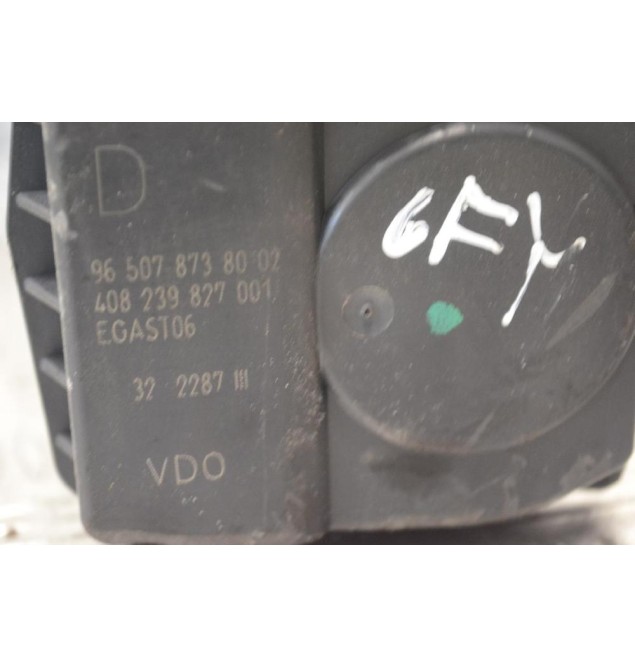 Πεταλούδα Γκαζιού Peugeot 407 1.8 16v 6FY 2004-2012 965078738002 408239827001 (Citroen C5 - C4 Grand Picasso) (Χωρίς Μηχανισμό)