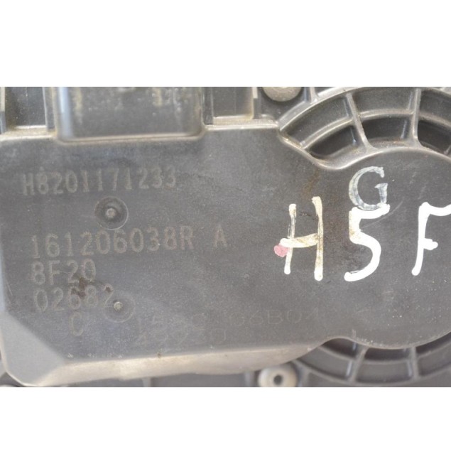 Πεταλούδα Γκαζιού Renault Captur / Clio / Megane H5F - H4B 1.2 0.9 2014-2020 H8201171233 161206038R (Γνήσια) (Dacia Dokker Duster Lodgy logan Sandero / Nissan Micra Qashqai Pulsar)