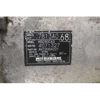 Κομπρεσέρ Aircondition - A/C Mitsubishi Outlander 2.0 BSY / 2.4 4B12 2007-2012 7813A068 MSC90CAS AKC200A221