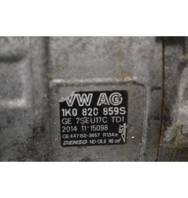 Κομπρεσέρ Aircondition A/C Volkswagen Golf Passat Jetta Touran Eos Scirocco Tiguan TSI TFSI TDI 2003-2015 1K0820859S (μικρό σπάσιμο)