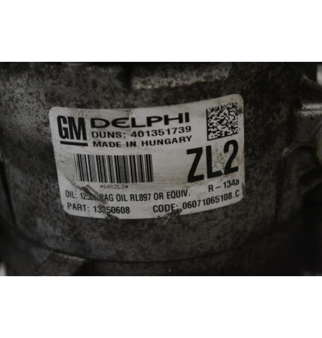 Κομπρεσέρ Aircondition - A/C Opel Astra J - Zafira B 1.7 A17DTR 2005-2015 13250608 401351739