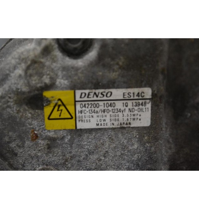 Κομπρεσέρ Aircondition - A/C Toyota Yaris 1.5 Hybrid 1NZ 2012-2020 DENSO 042200-1040