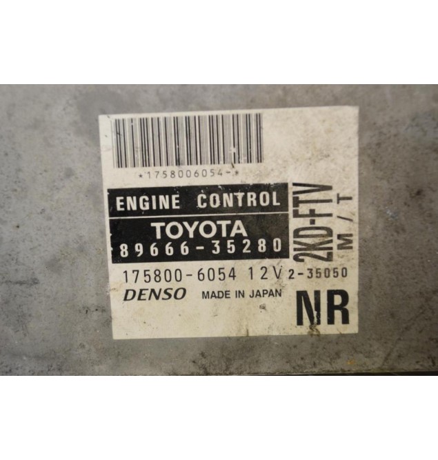Σετ Immobilizer Toyota Hilux KDN 1998-2006 89666-35280 175800-6054