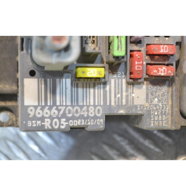 Ασφάλειες - Ασφαλειοθήκη Peugeot 207 2006-2010 9666700480 BSM-R05-00 
