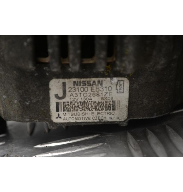 Δυναμό Nissan Navara D40 2.5 YD25  2005-2010 23100-EB310 130A