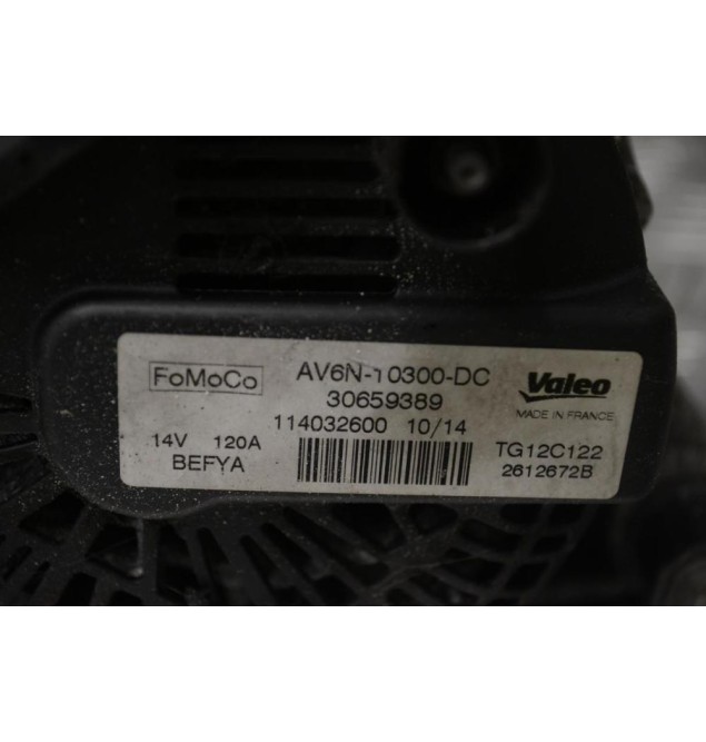 Δυναμό Ford Fiesta 2012-2017 D4204T VALEO AV6N-10300-DC TG12C122