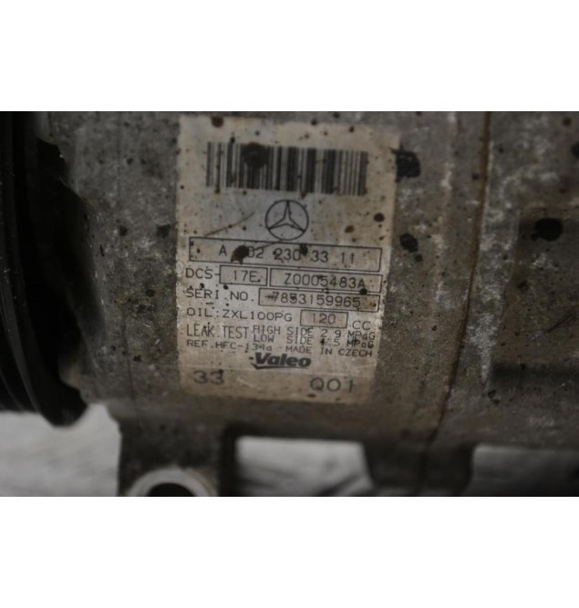 Κομπρεσέρ Aircondition - A/C Mercedes-Benz C 180 / C 200 2000-2014 VALEO A002230311